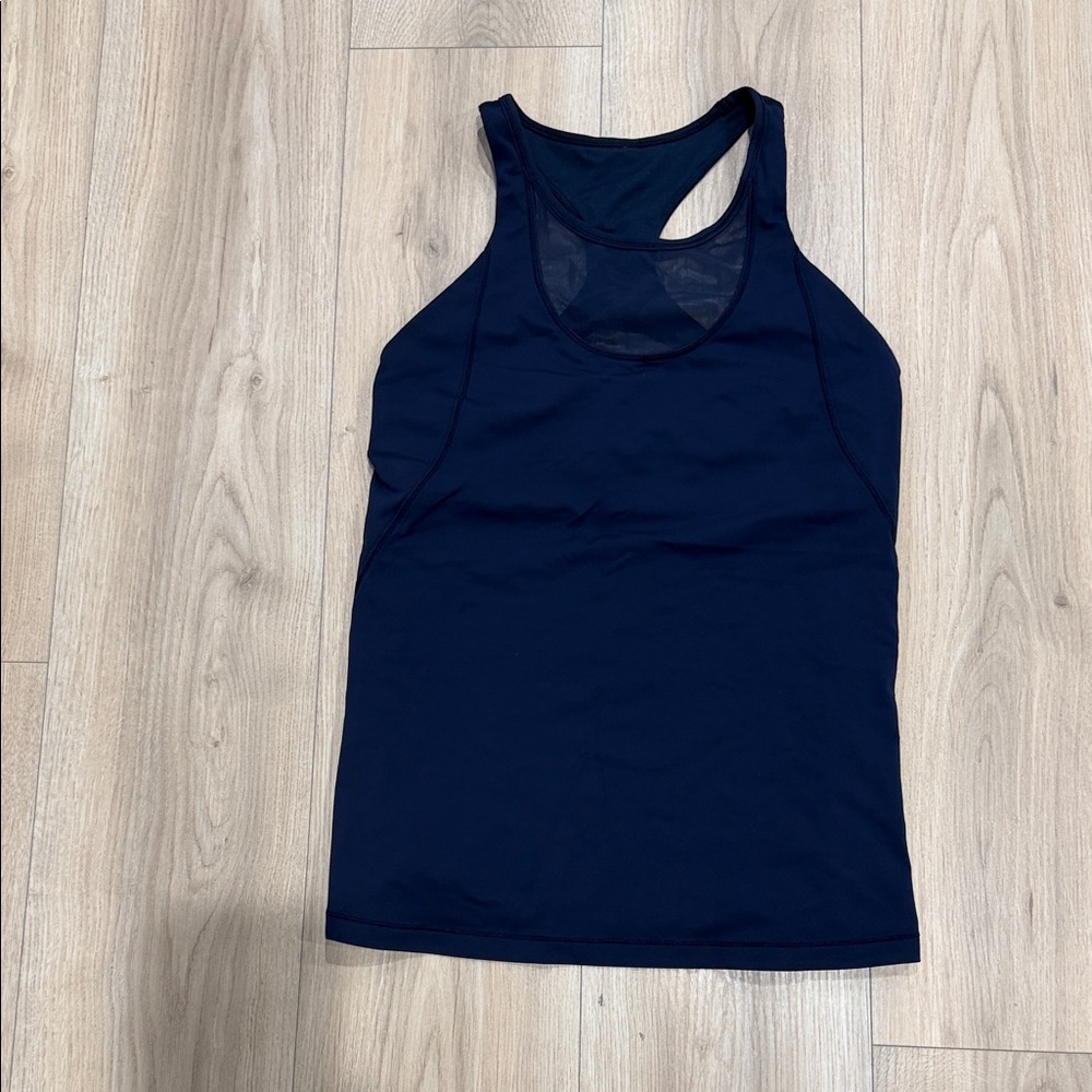 Lululemon Women's Navy Blue Tank Top